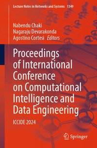 Enlarge image Cover: Proceedings of International Conference on Computational Intelligence and Data Engineering - Springer Nature Switzerland AG