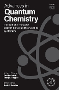 Abbildung von: A Snapshot of Molecular Electronic Structure Theory and its Applications: Volume 92 - Academic Press