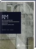 Cover: R&ouml;mische Mitteilungen 130 (2024) - Harrassowitz Verlag