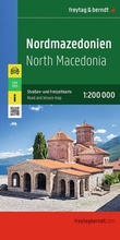 Cover: freytag & berndt Stra&szlig;enkarte Nordmazedonien 1:200.000 - freytag & berndt
