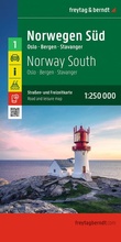 Cover: freytag & berndt Stra&szlig;enkarte Norwegen S&uuml;d 1:250.000 - freytag & berndt