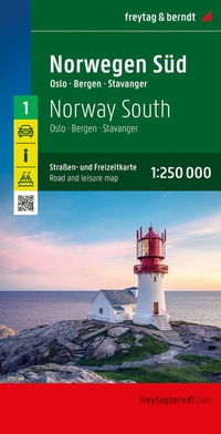 Abbildung von: Norwegen Süd, Straßen- und Freizeitkarte 1:250.000, freytag & berndt - Freytag-Berndt und ARTARIA