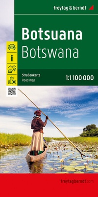 Abbildung von: Botsuana, Straßenkarte 1:1.100.000, freytag & berndt - Freytag-Berndt und ARTARIA