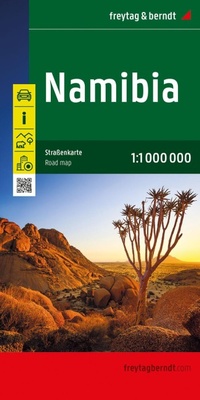 Abbildung von: Namibia, Straßenkarte 1:1.000.000, freytag & berndt - Freytag-Berndt und ARTARIA