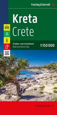 Abbildung von: Kreta, Straßen- und Freizeitkarte 1:150.000, freytag & berndt - Freytag-Berndt und ARTARIA