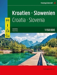 Abbildung von: Kroatien - Slowenien, Autoatlas 1:150.000, freytag & berndt - Freytag-Berndt und ARTARIA