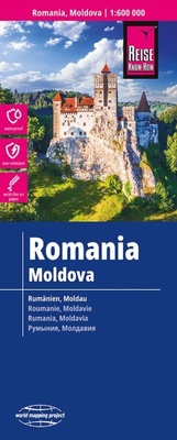 Abbildung von: Reise Know-How Landkarte Rumänien, Moldau / Romania, Moldova (1:600.000) - Reise Know-How Verlag Peter Rump GmbH