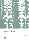 Cover: Pedro Serrano. Material de lectura n&uacute;m. 225. Poes&iacute;a. Nueva &aacute;poca - UNAM, Direcci&oacute;n General de Publicaciones y Fomento Editorial