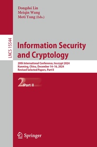 Abbildung von: Information Security and Cryptology - Springer
