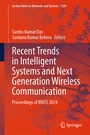 Cover: Recent Trends in Intelligent Systems and Next Generation Wireless Communication - Springer Nature Switzerland AG