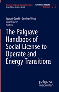 Cover: The Palgrave Handbook of Social License to Operate and Energy Transitions - Palgrave Macmillan