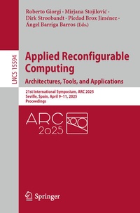Enlarge image Cover: Applied Reconfigurable Computing. Architectures, Tools, and Applications - Springer