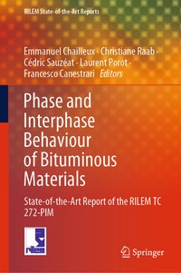 Enlarge image Cover: Phase and Interphase Behaviour of Bituminous Materials - Springer