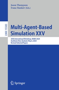 Abbildung von: Multi-Agent-Based Simulation XXV - Springer