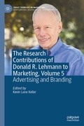 Cover: The Research Contributions of Donald R. Lehmann to Marketing, Volume 5 - Palgrave Macmillan