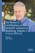 Cover: The Research Contributions of Donald R. Lehmann to Marketing, Volume 2 - Palgrave Macmillan