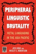 Cover: Peripheral Linguistic Brutality - University of Hawai'i Press