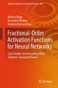 Enlarge image Cover: Fractional-Order Activation Functions for Neural Networks - Springer