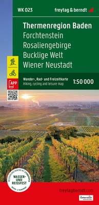 Abbildung von: Thermenregion Baden, Wander-, Rad- und Freizeitkarte 1:50.000, freytag & berndt, WK 023 - Freytag-Berndt und ARTARIA