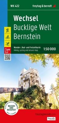Abbildung von: Wechsel, Wander-, Rad- und Freizeitkarte 1:50.000, freytag & berndt, WK 422 - Freytag-Berndt und ARTARIA