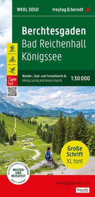 Abbildung von: Berchtesgaden, Wander-, Rad- und Freizeitkarte XL 1:30.000, freytag & berndt, WKXL 3050 - Freytag-Berndt und ARTARIA