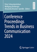 Cover: Conference Proceedings Trends in Business Communication 2024 - Springer Gabler
