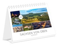 Abbildung von: Kalender Sachsen von oben kompakt 2026 - K4Verlag