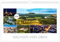 Abbildung von: Kalender Sachsen von oben 2026 - Luftaufnahmen - K4Verlag