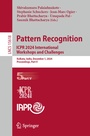 Cover: Pattern Recognition. ICPR 2024 International Workshops and Challenges - Springer