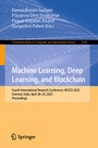 Cover: Machine Learning, Deep Learning, and Blockchain - Springer