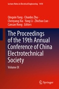 Cover: The Proceedings of the 19th Annual Conference of China Electrotechnical Society - Springer Nature Switzerland AG