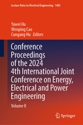 Cover: Conference Proceedings of the 2024 4th International Joint Conference on Energy, Electrical and Power Engineering - Springer