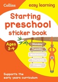 Cover: Starting preschool Sticker Book Ages 3-4 - Collins