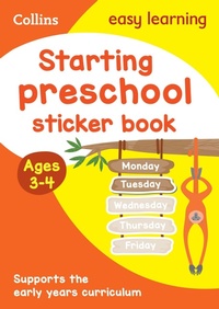 Enlarge image Cover: Starting preschool Sticker Book Ages 3-4 - Collins