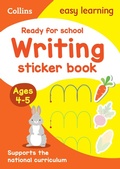 Cover: Ready for school: writing Sticker Book Ages 4-5 - Collins