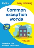 Cover: Common exception words Activity book Ages 5-7 - Collins