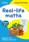 Cover: Real-life maths Activity Book Ages 5-7 - Collins