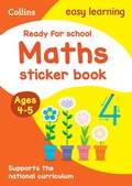 Cover: Ready for school: maths Sticker Book Ages 4-5 - Collins