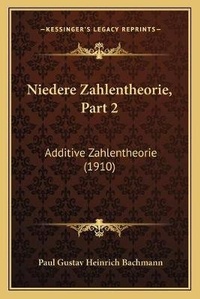 Abbildung von: Niedere Zahlentheorie, Part 2 - Kessinger Publishing