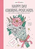 Cover: Happy Day Coloring Postcards - Schiffer Publishing Ltd