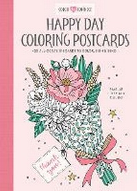 Enlarge image Cover: Happy Day Coloring Postcards - Schiffer Publishing Ltd