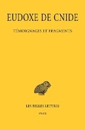 Cover: Eudoxe de Cnide, Temoignages Et Fragments - Les Belles Lettres