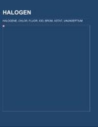 Abbildung von: Halogen - Books LLC, Wiki Series