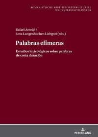 Abbildung von: Palabras efímeras - Peter Lang Verlag