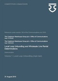 Cover: The Carphone Warehouse Group plc v Office of Communications Case 1111/3/3/09; The Carphone Warehouse Group plc v Office of Communications Case 1149/3/3/09 - TSO