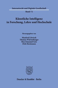 Abbildung von: Künstliche Intelligenz in Forschung, Lehre und Hochschule - Duncker & Humblot