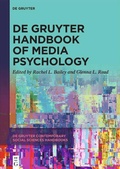 Cover: De Gruyter Handbook of Media Psychology - De Gruyter
