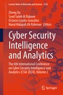Cover: Cyber Security Intelligence and Analytics - Springer