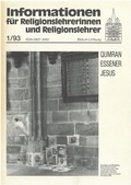 Cover: Qumran Essener Jesus - Bisch&ouml;fliches Ordin. Limburg