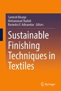 Cover: Sustainable Finishing Techniques in Textiles - Springer Nature Switzerland AG